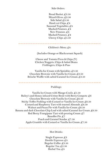 yew tree westbere menu.